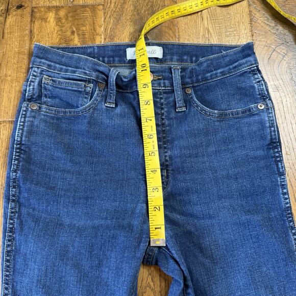 Madewell Jeans 10" High-Rise Skinny Womens Size 27 Dark Wash Stretch Denim - Picture 4 of 8